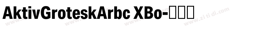 AktivGroteskArbc XBo字体转换 AktivGroteskArbc XBo字体转换
